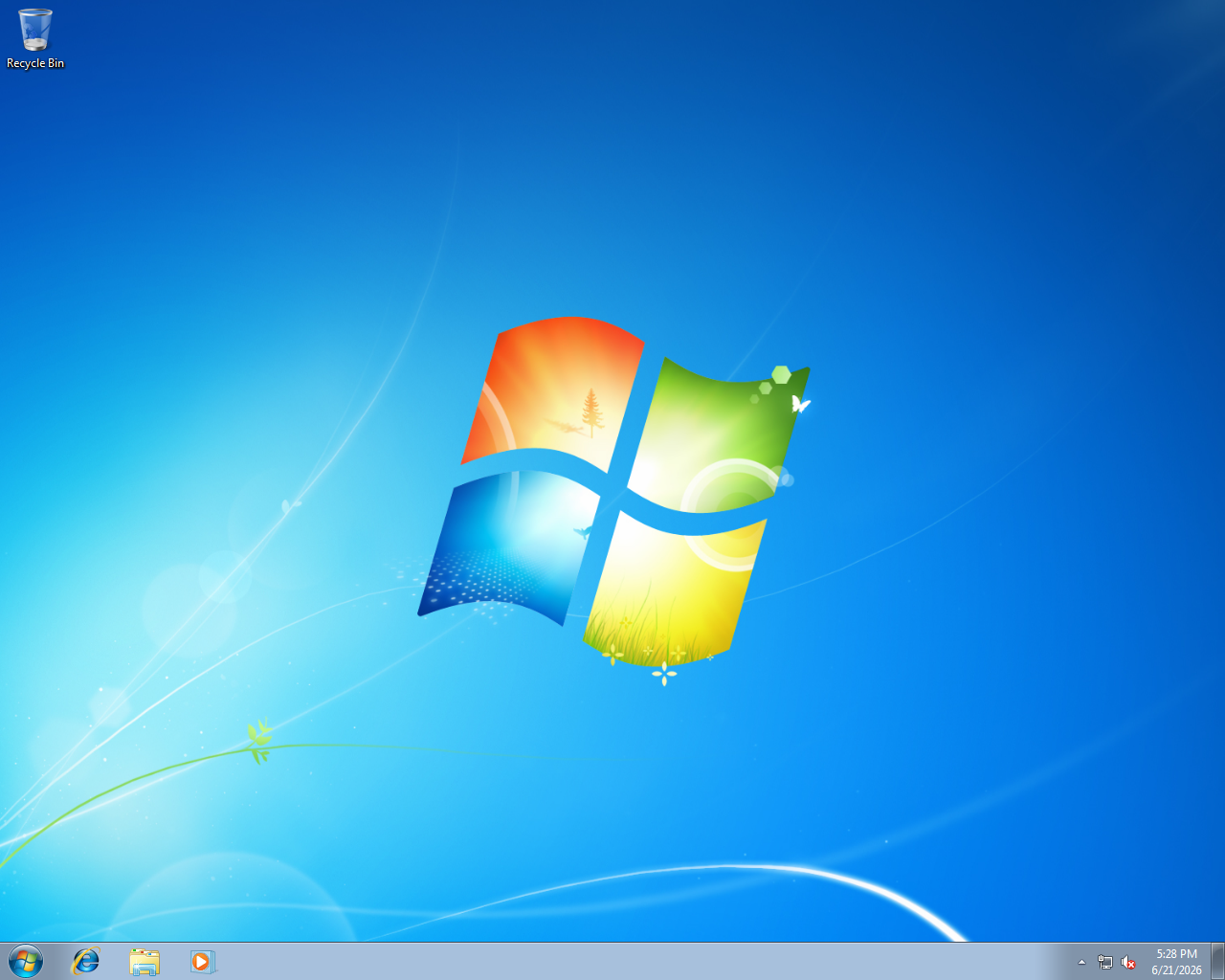 A verified Windows 7 golden base — booted, activated, drivers in place, ready to clone.